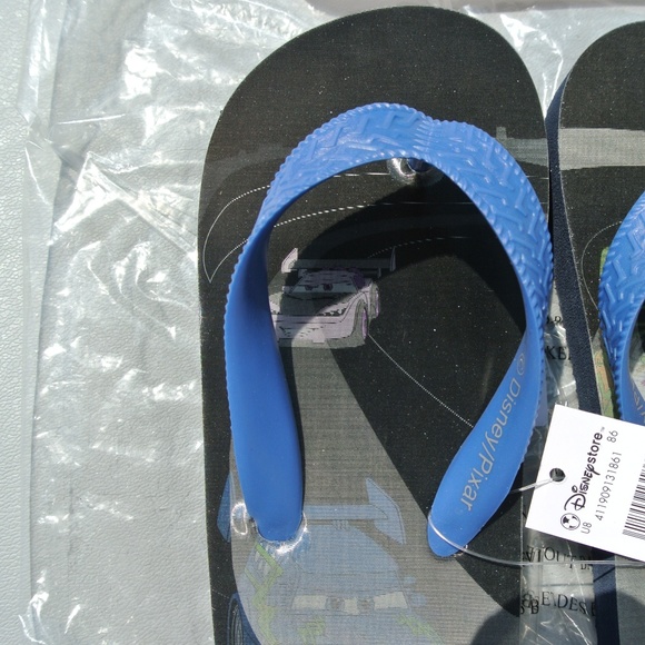 Disney Cars Flip-Flops for Todd, Size 7/8 Lightning McQueen & Friends, Brand New - Picture 4 of 16